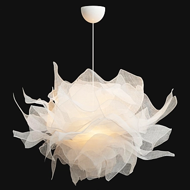 Ikea Krusning Pendant Lamp, White 3D model image 1 