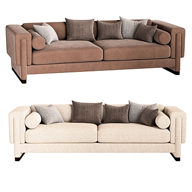 Modern Howard Sofa 2014 Edition 3D model image 1 