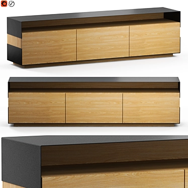 Milla & Milli Modern Sideboard 3D model image 1 