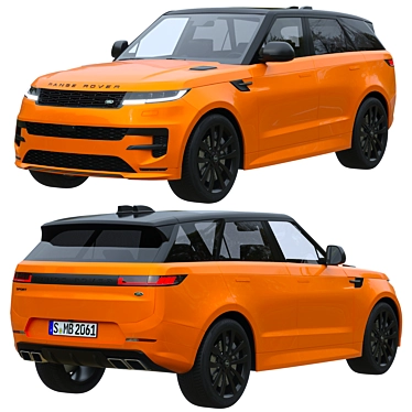 Dynamic Evolution: Range Rover Sport 3D model image 1 