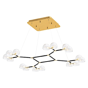 Modern Horus II Suspension Lamp 3D model image 1 