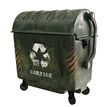  High-Res Dumpster Model Kit 3D model image 1 