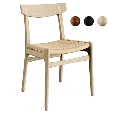 CH23 Hans J. Wegner Chair 3D model image 1 