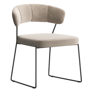 Modern Italian Design Quadrota Chair 3D model image 1 