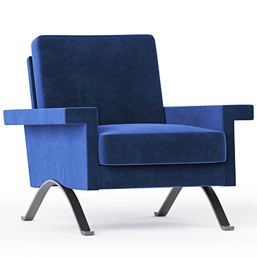 Sleek Cassina Armchair in V-Ray 3D model image 1 