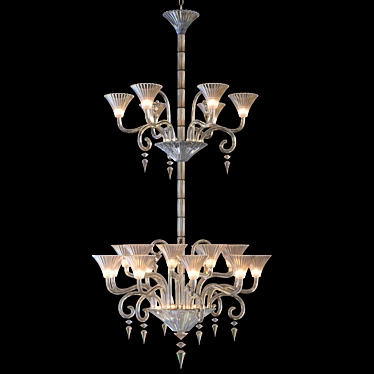 Mille Nuits Crystal Chandelier 24L 3D model image 1 