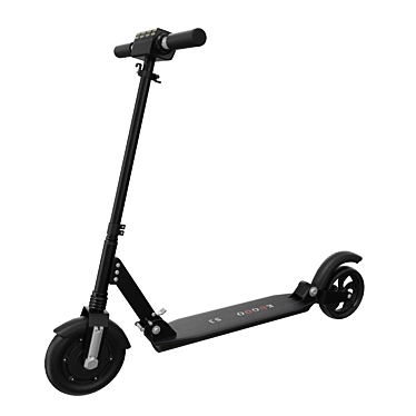 High-Res Electric Kick Scooter 3D model image 1 