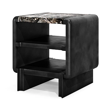 Thierry Lemaire So Black Nightstand 3D model image 1 