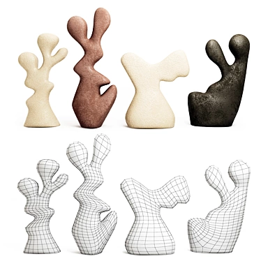 Set of 4 sculptures