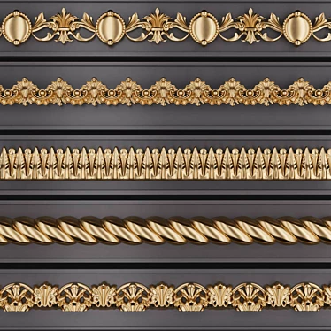 3D Trim Ornaments Pack - Preview Included 3D model image 1 