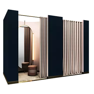 Clothing Store Fitting Room\Module 3D model image 1 