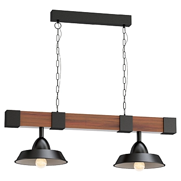 Modern EGLO OLDBURY Pendant Light 3D model image 1 