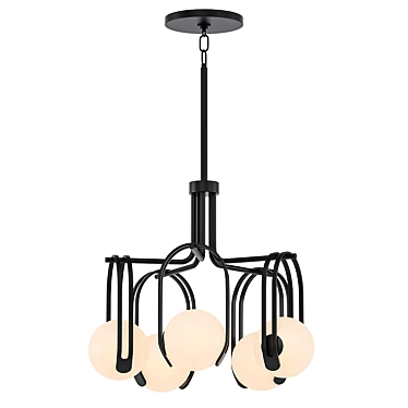 Kohler Kraga 5-Light Chandelier 3D model image 1 