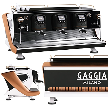 Gaggia La Reale 3-Group Machine 3D model image 1 