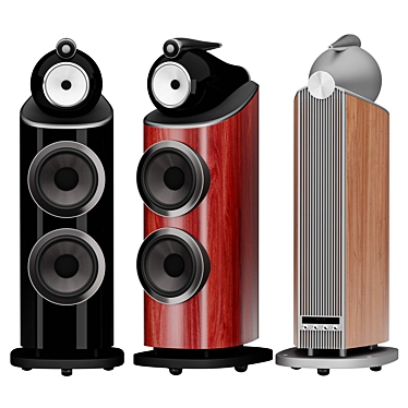 Immersive Sound Tower Speaker 3D model image 1 