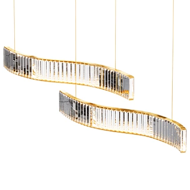 Ritz LED7 Modern Pendant Light 3D model image 1 