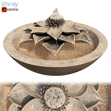 Lotus Flower Bowl Fountain