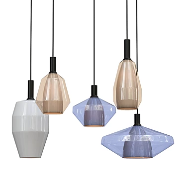 Elegant Pendant Light Fixture 3D model image 1 