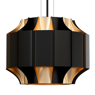  Sleek Palisade Modern Pendant 3D model image 1 