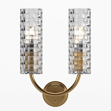 Elegant Empire Wall Sconce 3D model image 1 