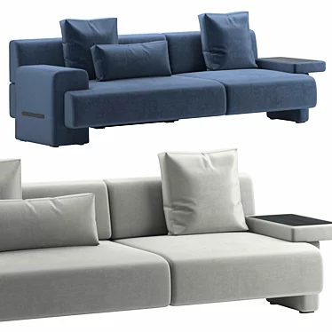 Modern Haymann Sofa, VRay Model 3D model image 1 