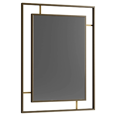 Sleek Urban Reflection: Plaza Mirror 3D model image 1 