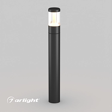 Aluminum LED Pole Light, 900mm 3D model image 1 