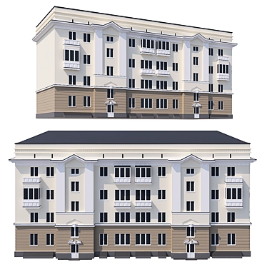 3D Building Model 3D model image 1 