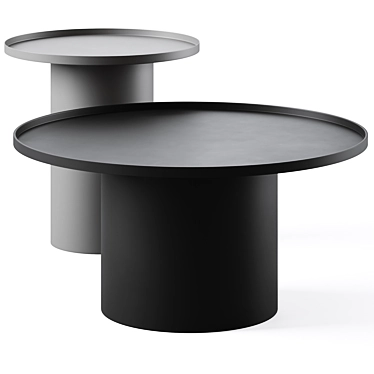 Modern Magazine Table Fleksa by La Forma 3D model image 1 