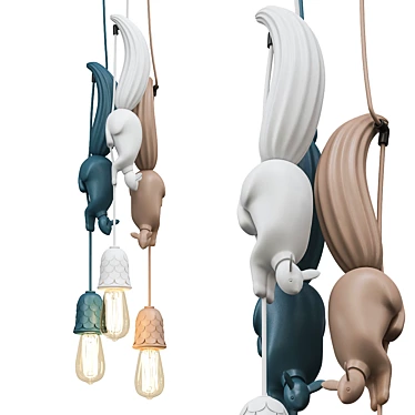 Romatti Werve Pendant Light 3D model image 1 