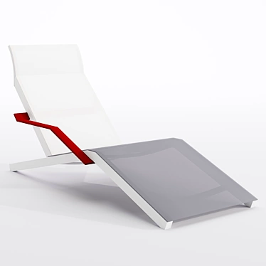 Elegant Alva Deckchair by EGOE 3D model image 1 