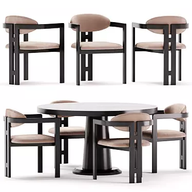 Modern Dining Set - Liang & Eimil 3D model image 1 