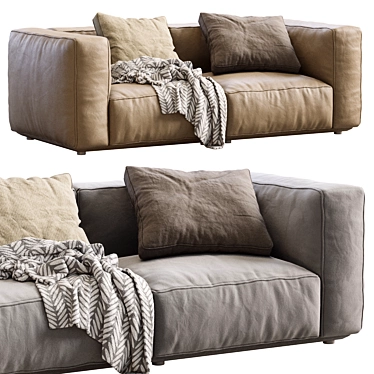 Stylish Sofa Marechiaro by Arflex 3D model image 1 