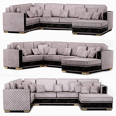 Modern Incanto Sofa - V-Ray Ready 3D model image 1 