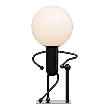 Modern Boy Table Lamp 3D model image 1 