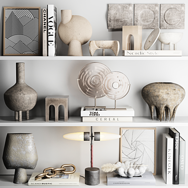 Modern Decor Set 15 3D model image 1 