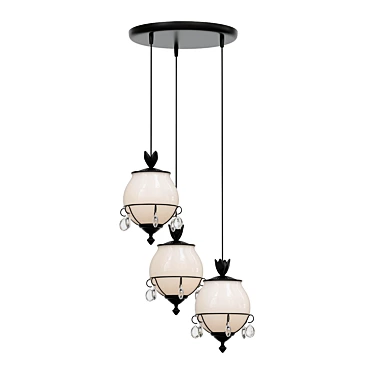 Country Charm Pendant Light 3D model image 1 