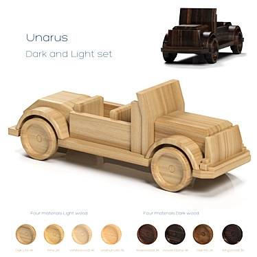 Wooden car 001 Unarus