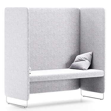 Pedrali Zippo Sofa for Office 3D model image 1 