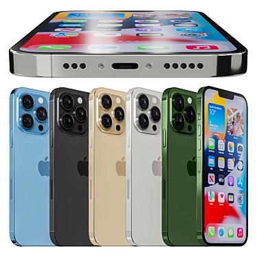 Limited Edition iPhone 13 Pro Max 3D model image 1 