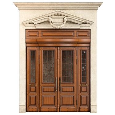 Classic 3D Max Door 2500mm 3D model image 1 