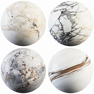 Luxury Marble Texture Collection 3D model image 1 