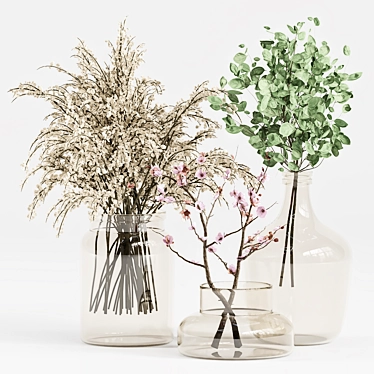 Bouquet Collection 15 - Decorative Branches in Glass Vases