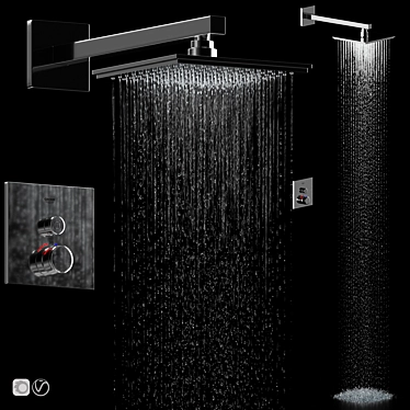 Ultimate Refreshment GROHE Shower 3D model image 1 