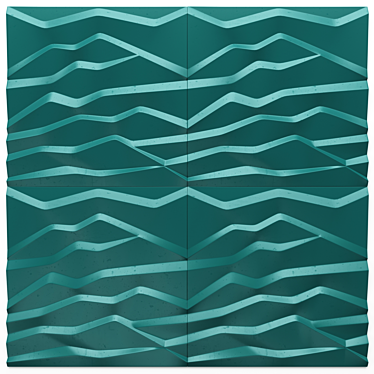 3D Mountain Panel Tiles 3D model image 1 