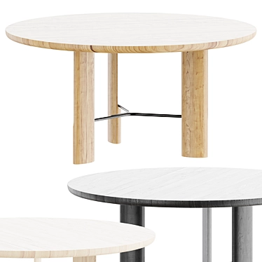 Delcourt Design HUB Round Table 3D model image 1 