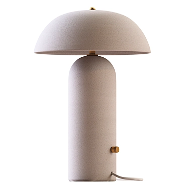 Tera Lamp: Contemporary Ceramic Design 3D model image 1 