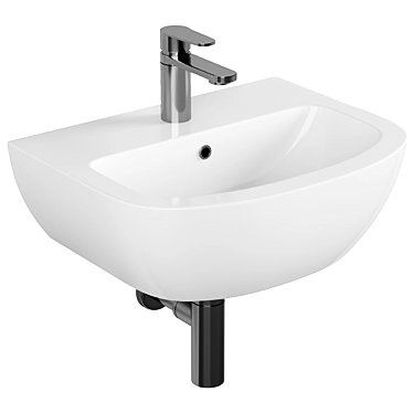 Modern Grohe Wall Hung Basin 3D model image 1 