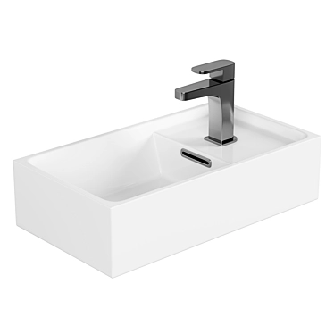 Cersanit Crea 40 Washbasin 3D model image 1 