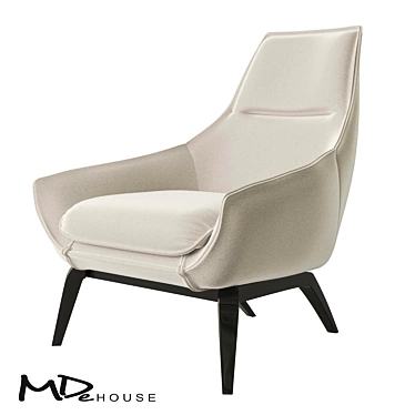 Luxury ERMES Armchair: Designer Style 3D model image 1 